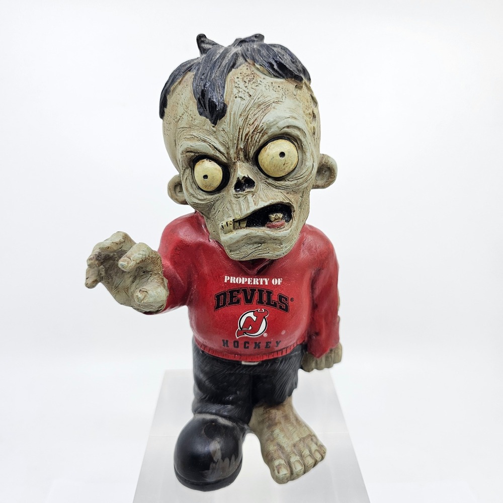 Forever Collectibles NHL New Jersey Devils Zombie Figurine 7" Resin Statue 2013